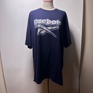 Reebok Men's Dark Blue Graphic Tee Size XXL